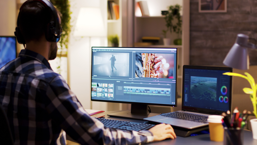 Post-production video editing